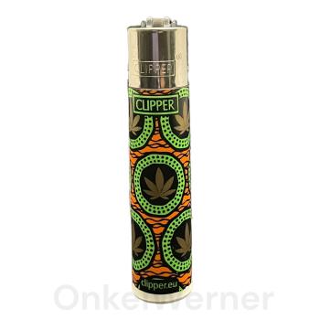 African Leaves - 1/4 Clipper Feuerzeug